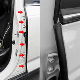 Car Door Seal Strip Rubber Car Door Side Sealing Weatherstrip For Car Waterproof Noise Insulation Sealant Auto Protection