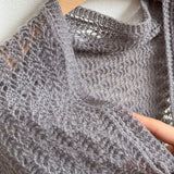 Korean Hollow Out Knitted Shawl Summer Air Conditioning Fake Collar Neck Guard Knit Thin Knotted Cape Shoulder Scarf For Women