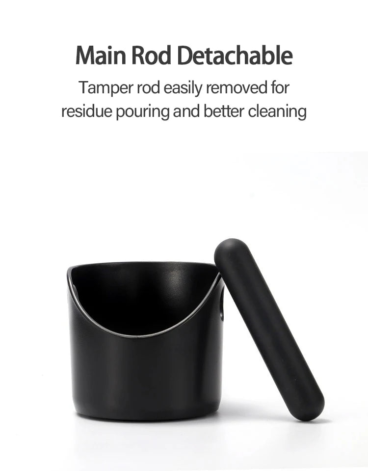 Coffee Knock Box Espresso Grounds Container Anti Slip Dump Bin Barista Accessories Cafe Grind Tools KFQZH01