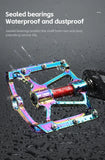 WEST BIKING Bicycle Pedal Three Bearing Aluminum Alloy Pedal Mountain Bike Road Bike Pedal Color Bike Accessories