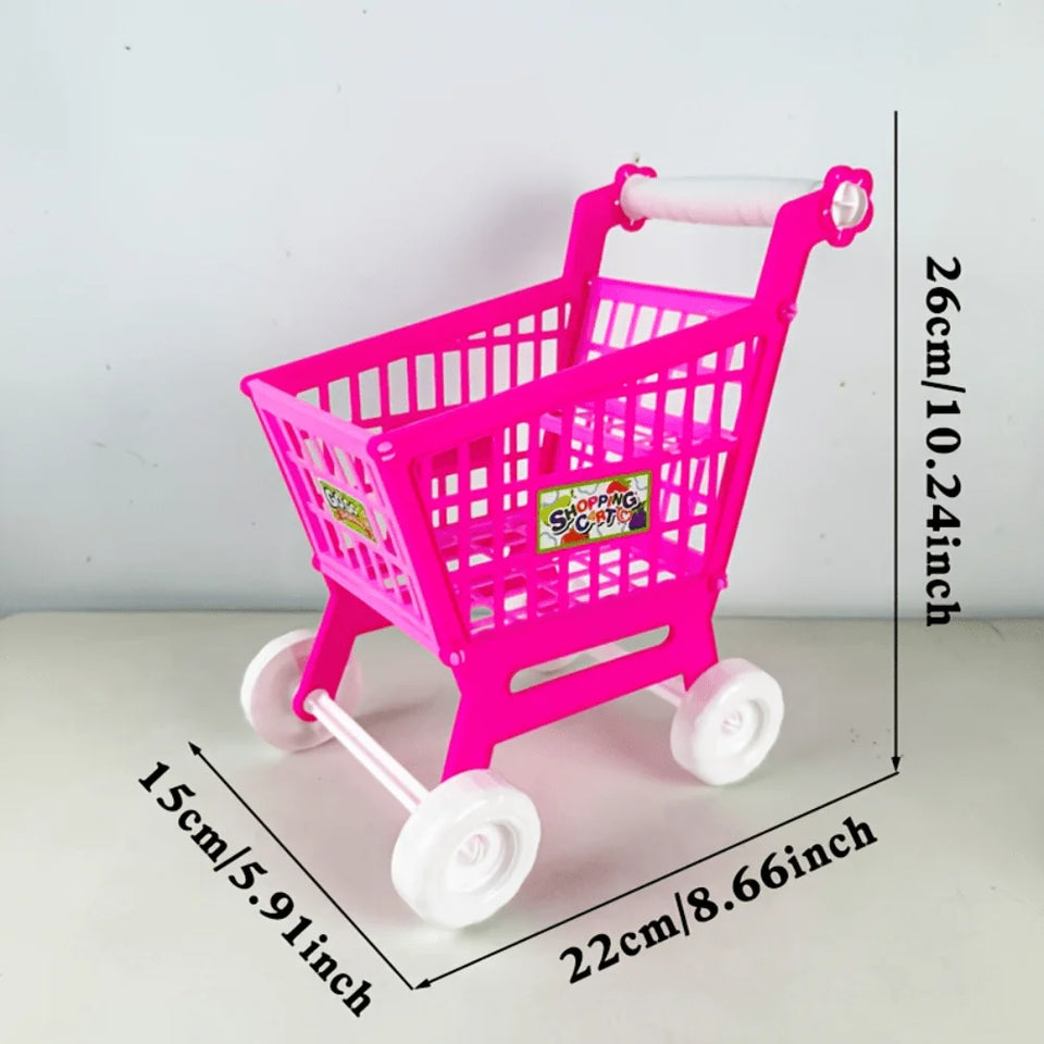 Children's Simulated Shopping Cart Toys, Simulated Supermarket Hand Carts, Role-playing Interactive Toys, Boys and Girls Toys