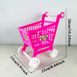 Children's Simulated Shopping Cart Toys, Simulated Supermarket Hand Carts, Role-playing Interactive Toys, Boys and Girls Toys
