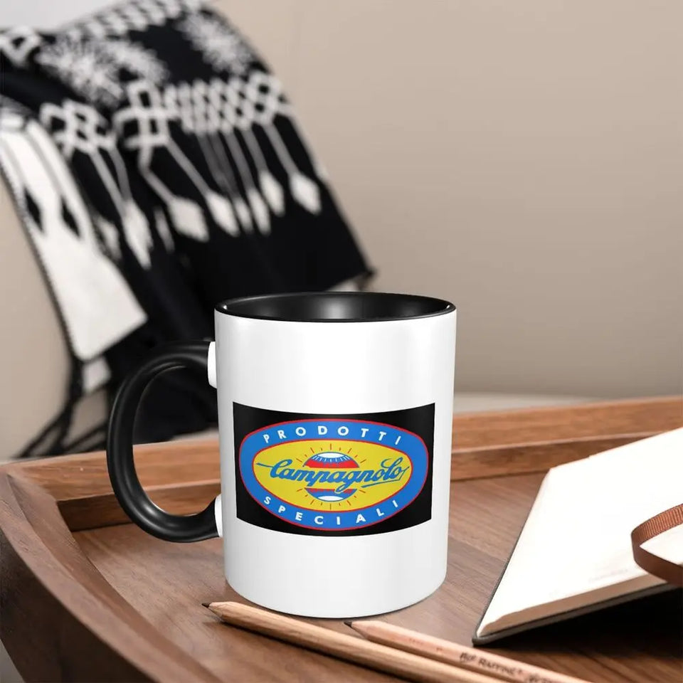 Campagnolo Vintage Italian Cycling Tour Mug Funny Ceramic Coffee Cups Tea Mugs Milk Cup Drinkware Gifts for Friends