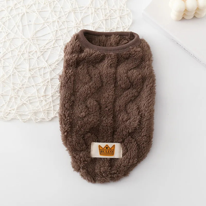 Soft Cozy Cat Clothes Autumn Winter Warm Fleece Sweatshirt for Small Dogs Puppy Kitten Jacket Coat Pet Sphynx Costume Sweater