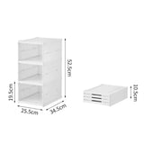 Home Household Home Closet Shoe Cabinet Use 3 Layers Foldable Transparent Stackable Dustproof Box