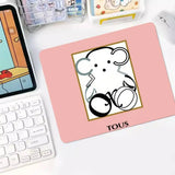 Classic Jewelry Logo T-Tous Animation Keyboard Mat Table Mat Students Gabinete PC Gamer Desktop Mouse Pad For PC Computer Table