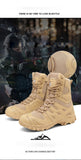 Special Forces Desert Combat Tactical Men's Tall Boots Wear-resistant Training Boots Waterproof Outdoor Mountaineering Sports Cl