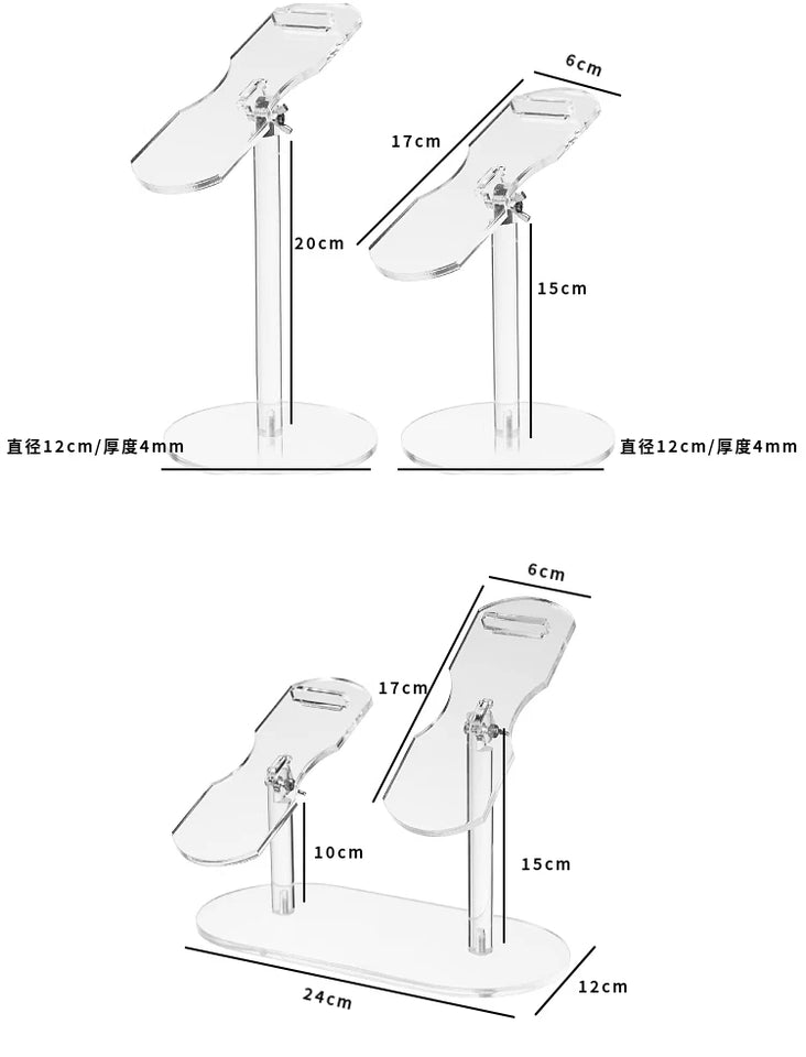 Shoe Display Stand Clear Acrylic High Heels Display Props Shopping Mall Window Counter Shoe Stand Shoe Support Shoe Rack Riser