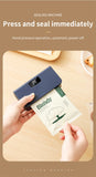 Plastic Bags Sealer Mini Sealing Machine Portable Handheld Mini Heat Bag Sealer USB Rechargeable Food Packaging Sealing Machine