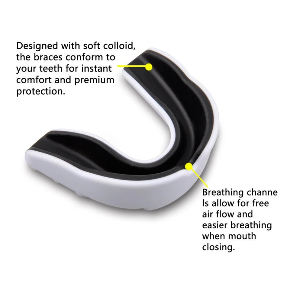 Mouthguard Slim Fit Mouth Guard MMA Martial Arts Mouth Guard Sports Mouthguard for Football Wrestling Hockey Lacrosse Boxing