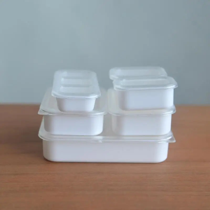 1/6 Dollhouse Mini Kitchen Storage Box Models Set Vegetable Preparation Fresh Keeping Lunch Box Tableware Decor