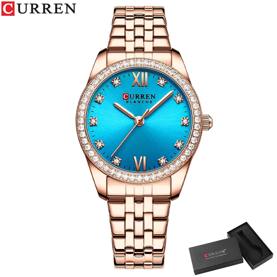 New stock! ! Women Bracelet Watches Steel belt Love Steel belt Rhinestone Quartz Wrist Watch Luxury Fashion Watch for women