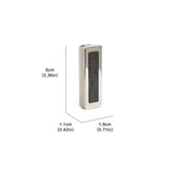 Chocolate EDC Fingertip Straight Push Metal Push Cards Decompression Desktop Toy Gift Office Desk Toys Stress Relief Toys