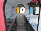European Standards Mini Food Trailer Mobile Fast Food Trailer / China Factory Mobile Food Truck For Sale