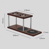 Hand-brewed Coffee Stand Detachable Camping Solid Wood Portable Coffee Brewing Tool Storage Rack Espresso Coffee Accessories