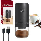 Portable Coffee Grinder Electric USB Rechargeable Home Outdoor Blenders Profession Adjustable Coffee Beans Grinding for Kitchen
