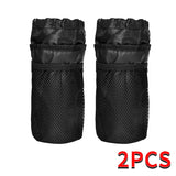 Bicycle Bag Bike Bottle Holder Handlebar Stem Thermal Bag with Mesh Pocket Coffee Cup Holders Cycling Water Bottle Carrier Bag