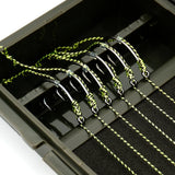 Hirisi W110 Carp Fishing Tackle Box with Stiff Hair Rig Board & Pins Ultimate Storage for Carp Fishing Hair Rigs Terminal Tackle