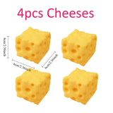 Squishy Cheese Cube Squeeze Toys Soft Butter Cheese Fidget Toy Slow Rebound Push Stress Relief Sensory Toy Christmas Present
