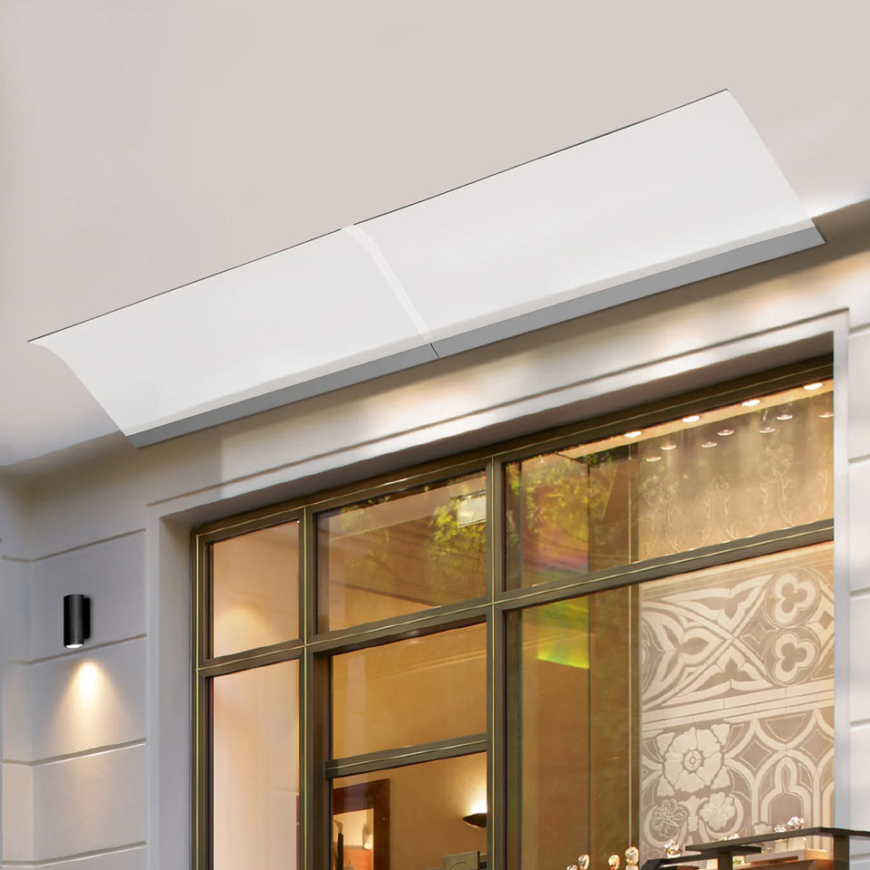Clear Rain Shelter Cover,PET Rust-Resistant Window Wall Mounted Awning Front Door Canopy,for Entrances,Bike,Gazebos,Balcony
