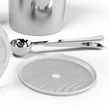 Filter Mesh Stainless Steel Filter Mesh Replacement for French Press Coffee & Tea Maker Compatible with Most Designs