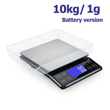 Digital Kitchen Scale 0.1g High Precision 3kg/5kg/10kg Home Waterproof Stainless Steel Electronic Balance Food Weighing Scale