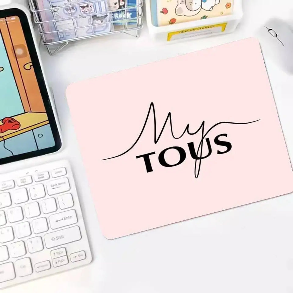 Classic Jewelry Logo T-Tous Animation Keyboard Mat Table Mat Students Gabinete PC Gamer Desktop Mouse Pad For PC Computer Table