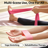TPE Resistance Bands Set 5 Levels Non-Slip Exercise Booty Bands for Hip Legs Glutes Workout Yoga Fitness