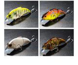 Fishing Lure Vatalion 7cm 10.5g Sinking Floating Crankbait Artificial HardBait Jointed VIB Vibration Wobblers Trout Bass Fishing
