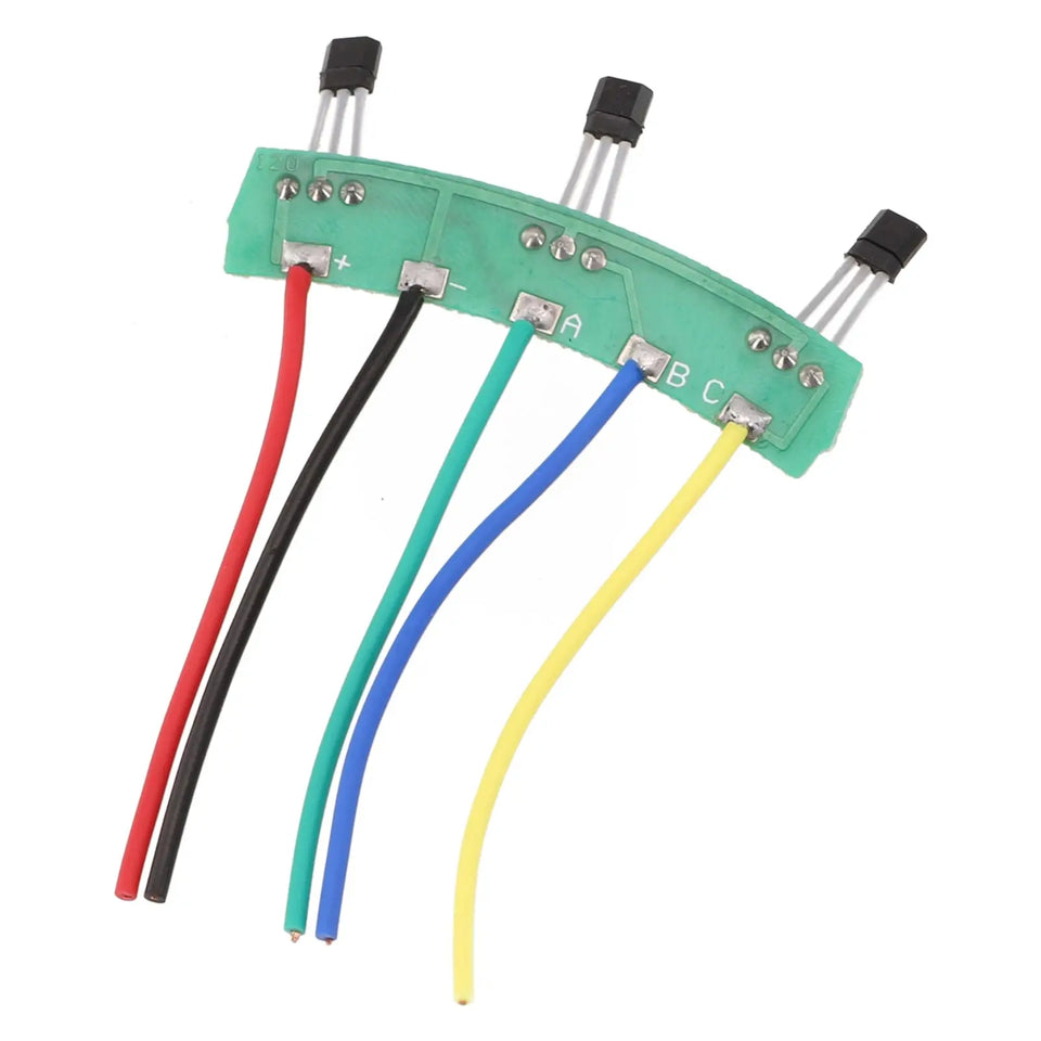 Electric Bike Motor Hall Sensor Kit - 1pc 3144/3413 Hall Part With PCB Board & Cable For 2-Wheel Electric Vehicles