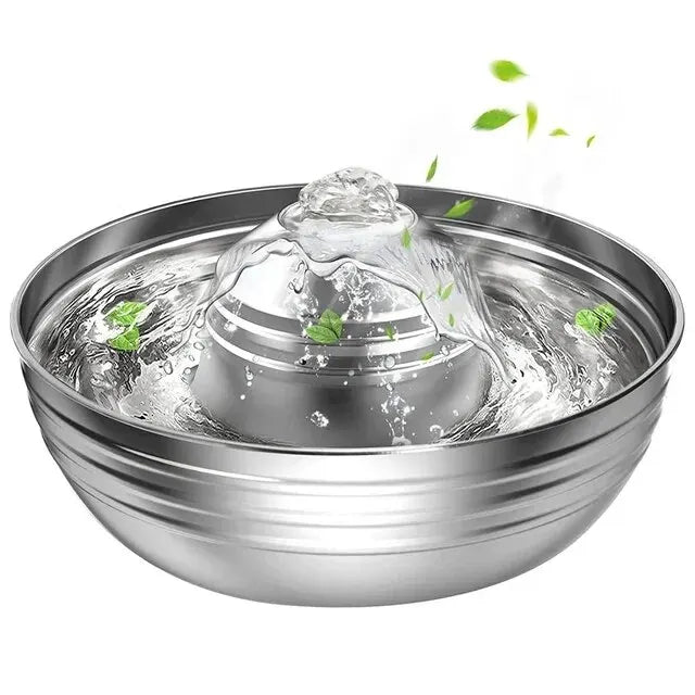 Stainless Steel Cat Water Fountain Automatic Cat Drinker Drinking Fountain For Cats Dogs Pet Water Dispenser Accessories