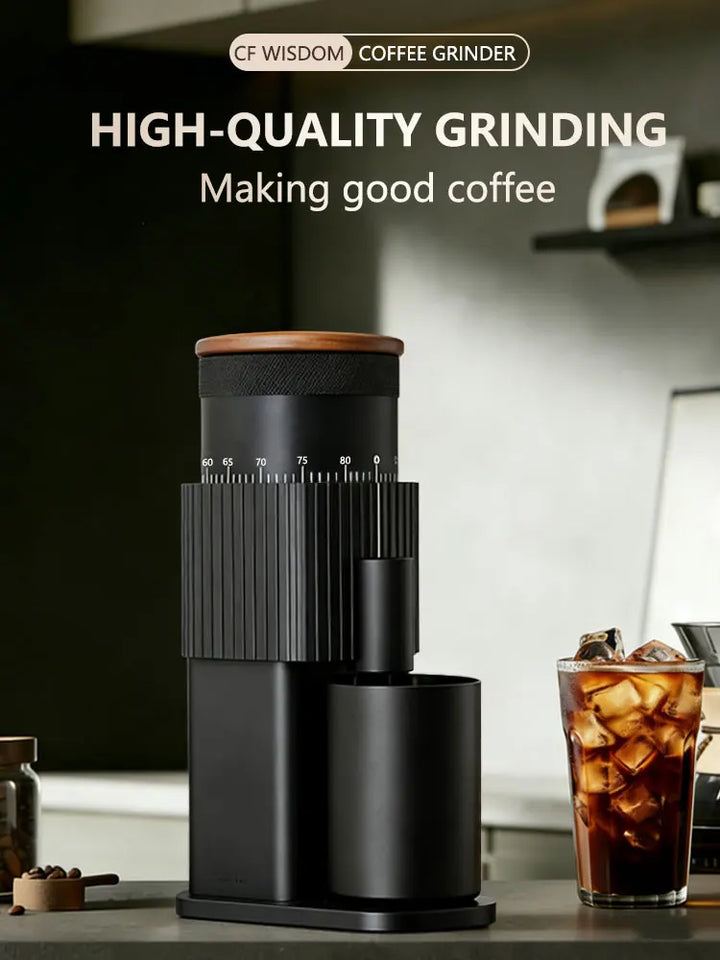 Coffee Grinder Electric Coffee Grinder Portable Coffee Bean Grinder USB Rechargeable Burr Mill  Home Kitchen Christmas Gift