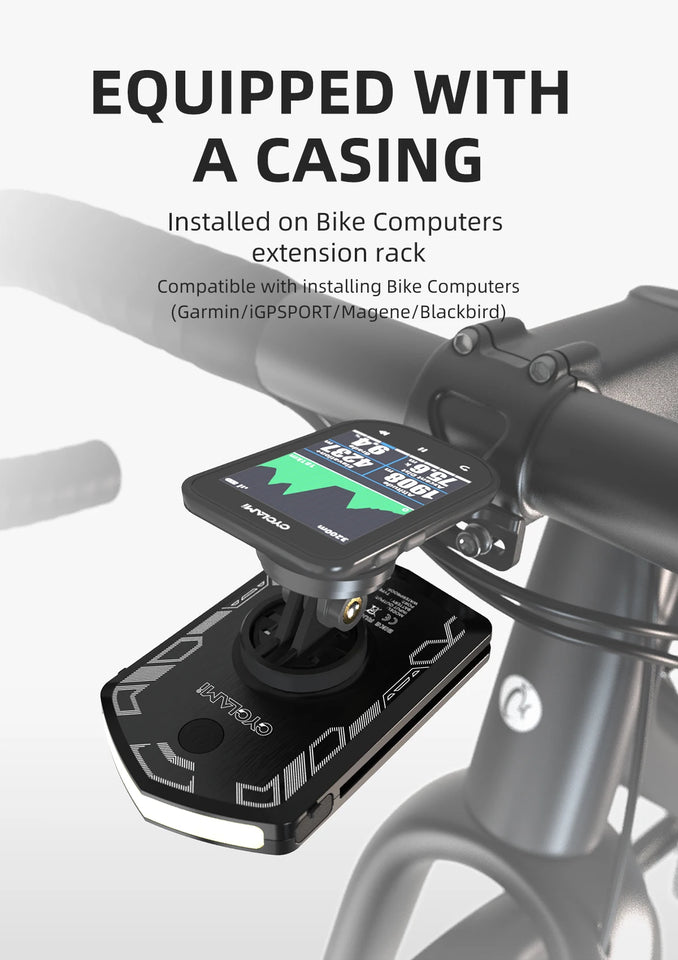 CYCLAMI RVL01 Bicycle Headlight Bike Light Cycling 5000mAh Type-C Charging Front Lamp For Garmin XOSS IGPSPORT COOSPO GEOID
