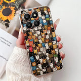 For Honor 400 Smart 5G Case LGN-NX1 Cute Cartoon Painted Cover Soft Slim Phone Case For Honor X7d HonorX7d Honor400 Smart Fundas