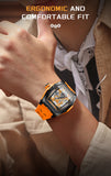 LIGE New Watches Mens Skeleton Mechanical Automatic Watch Top Brand Luxury Luminous 30M Waterproof Watch For Men reloj hombre