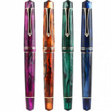 MoonMan M800 Fashion Elegant Acrylic Fountain Pen German BOCK Nib/MAJOHN Nib Luxury Business Office Writing Ink Pens Lady Gift