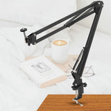 Desktop Phone Stand for Mobile Telephone Video Shooting Overhead Smartphone Mount for Cellphone Table Bracket for Vlog Recording