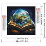 Huacan New Arrivals Diamond Painting Landscape Waterfall Full Embroidery Book Picture Of Rhinestones Wall Decor