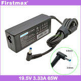 19.5V 3.33A 65W Charger for HP Laptop 240 245 246 250 255 G7 G8 256 340 340S 348 470 G7 709985-001 TPN-Q129 Power Adapter Supply