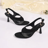 Women Sandals Fashion High Heels Sandals For Summer Women Shoes Ankle Strap Heel Zapatos Mujer Summer Footwear Women Pumps