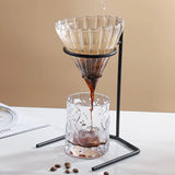 Coffee Hand Brewing Rack V-shaped Drip Filter Cup Holder Metal Coffee Stand Multi-purpose Coffee Filter Cup Holder