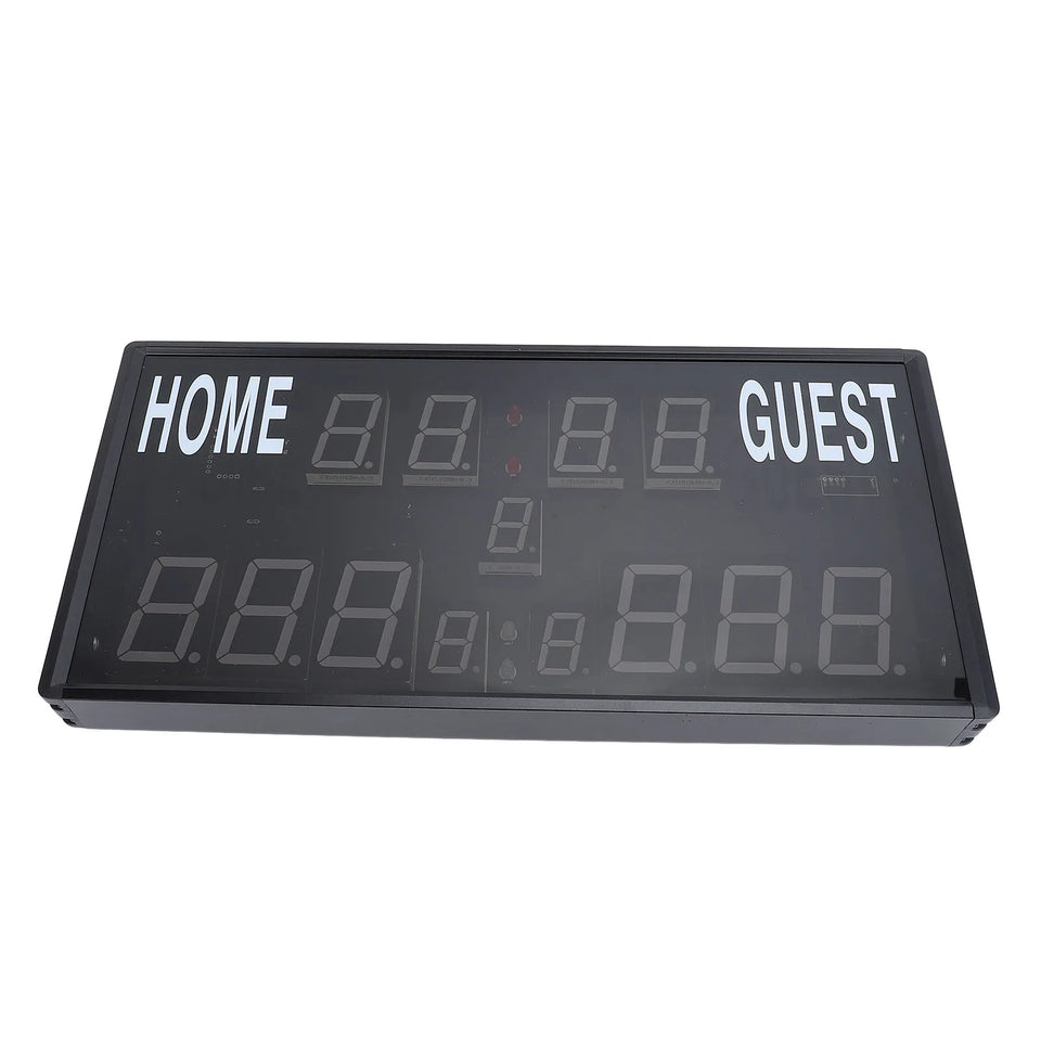 Electronic LED Scoreboard Multifunctional Countdown Match Time Display Electronic Scoreboard Remote Control for Competitions