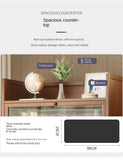 Bookshelf, bookcase, dust-proof floor-standing storage rack, household children and students storage rack with doors