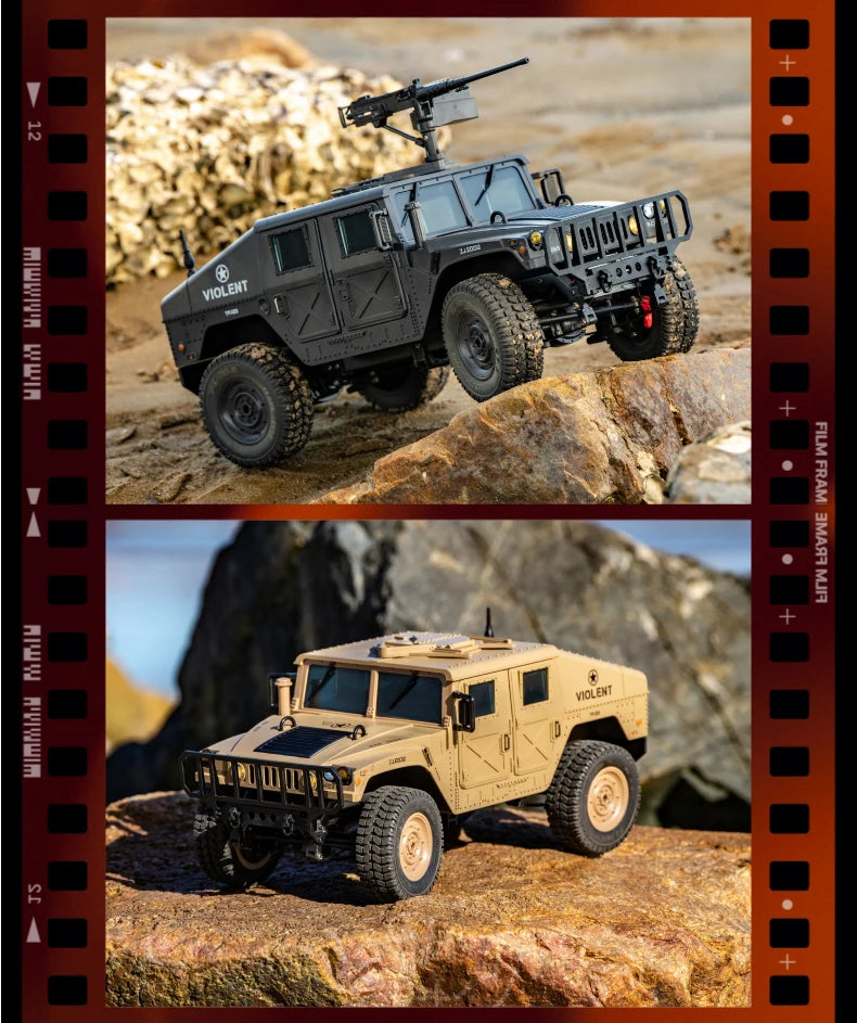 New JJRC C8835 RC Car Simulation 4x4 All-terrain RC Off-road Climbing Car Electric Remote Control Car Model with Light Toy Gift