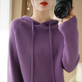 Hoodies And Sweatshirts Long Sleeve Sweaters For Women Wool Clothing New Arrivals Knitted Jumpers Female Outerwears Fashion Tops