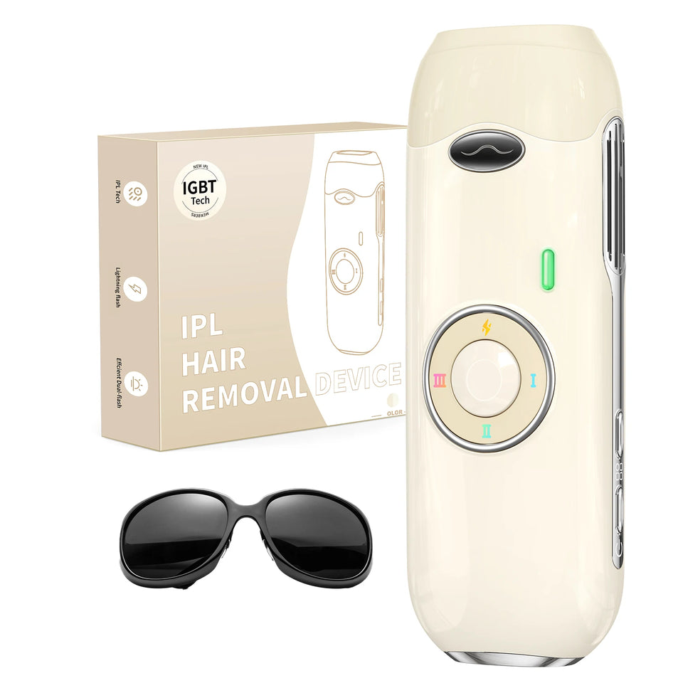 Professional IPL Hair Removal 22J Unlimted Flashes Painless Laser Epilator  Armpits Legs Arms Bikini Line Treament Home Use
