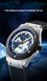 CHENXI 82442 Men's Quartz Watch Casual Outdoors Sports Watches Brand World Map Military Waterproof Men Wrist Watches Clock Gifts