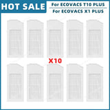 Compatible For ECOVACS T10 PLUS / X1 PLUS Replacement Spare Parts Accessories Main Side Brush Hepa Filter Mop Cloth Dust Bag