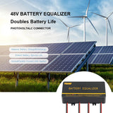 PowMr USA 24V 48V Battery Equalizer Voltage Balancer Equalize Voltage of Power Bank for Lifepo4 Battery to Extend Battery Life