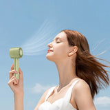 Portable 2 in 1 USB Mini Fan 3 Speed Handheld Desktop Rechargeable Small Cooler for Student Dorm Home Office Summer Gadget